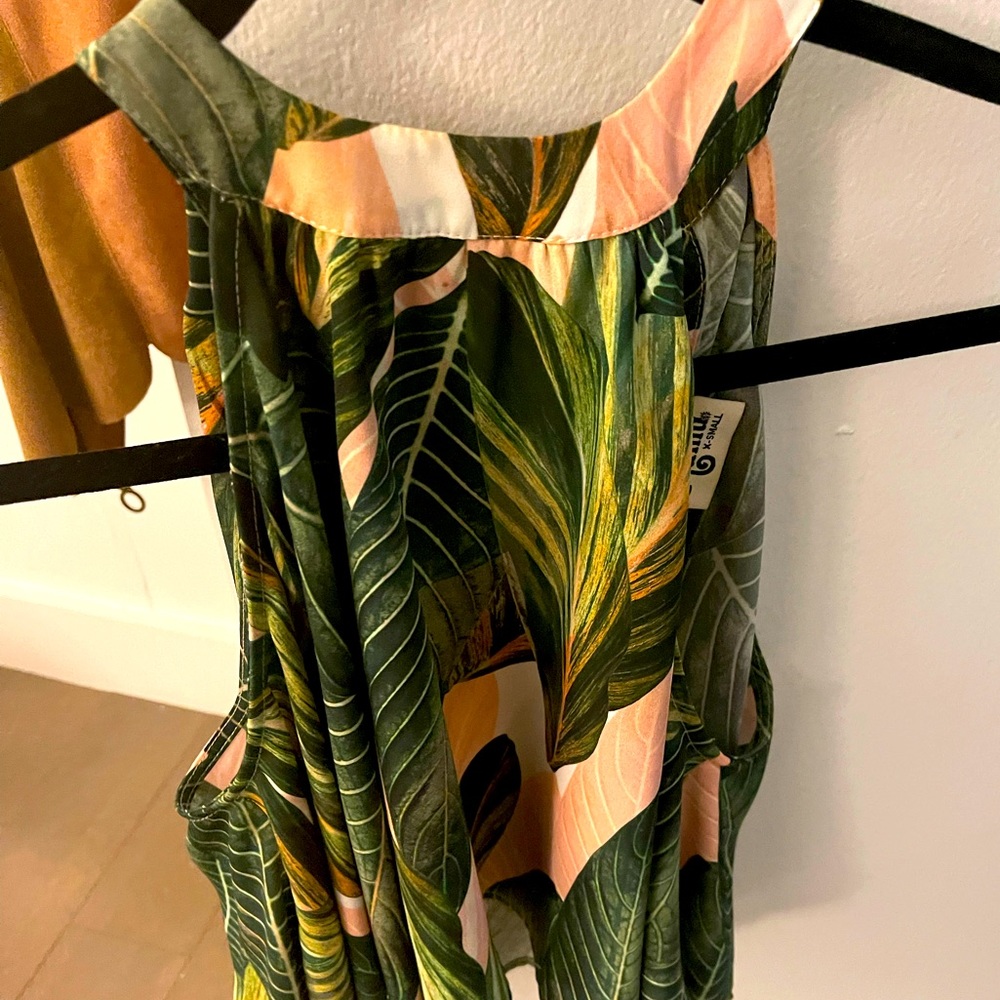 Show me your Mumu leave printed halter